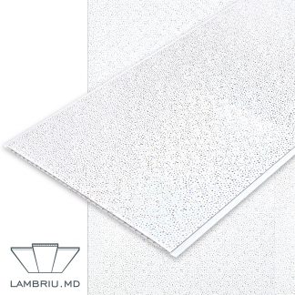 lambriu vagonca de plastic PVC CH 20 white