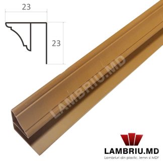 Profile F pentru lambriu pvc