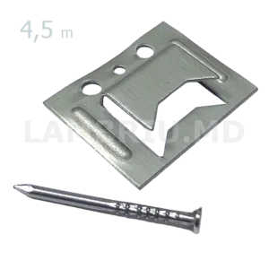 Scoabe fixare lambriu lemn 4,5 mm