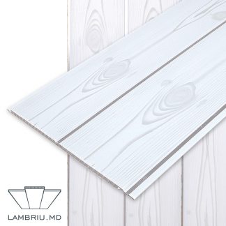 lambriu vagonca de plastic PVC CP04 silver