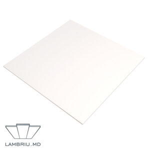 Placa PVC de tavan - alb mat
