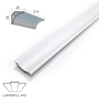 Profil decorativ PVC PREMIUM Q070 alb