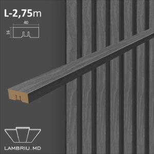 lamele decorative antracit