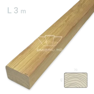Leat din larice 45x70mm L-3m