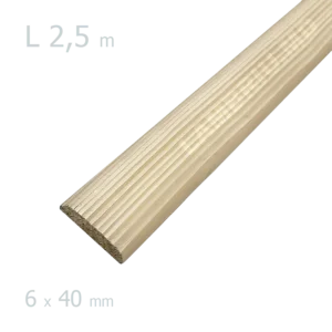 Profil de conectare 6x40mm L-2,5m